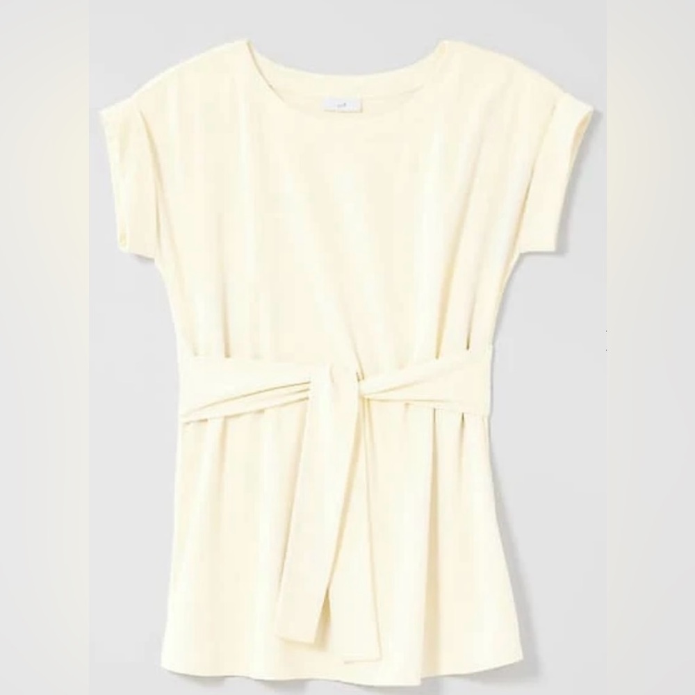J.JILL PONTE CONVERTIBLE-TIE TOP CREAM - Picture 3 of 11